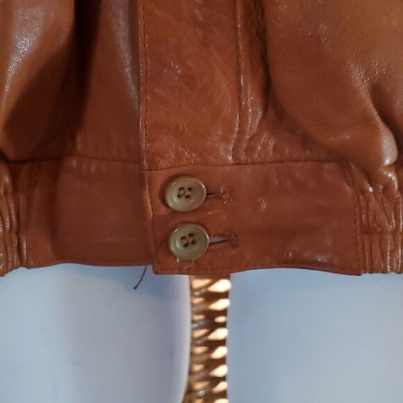 Vintage Brown Leather Jacket - Picture 13 of 16